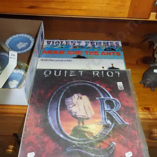 LPs; Quiet Riot, Steely Dan etc
