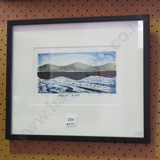 framed ltd edition print - Hudson River