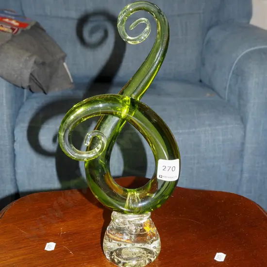 studio glass koro shaped ornament H-300