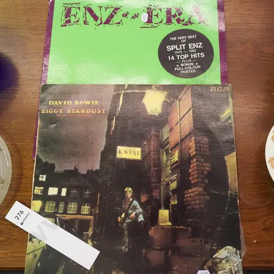 LPs; Split Enz, David Bowie