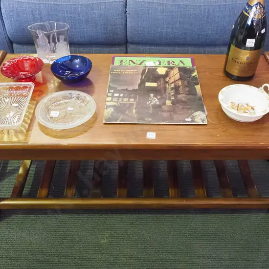 solid wood coffee table slight marks to top H-420 W-1050 D-500