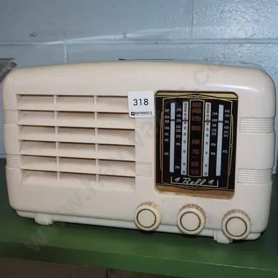 vintage Bell mantel radio