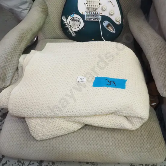 crochet woollen blanket