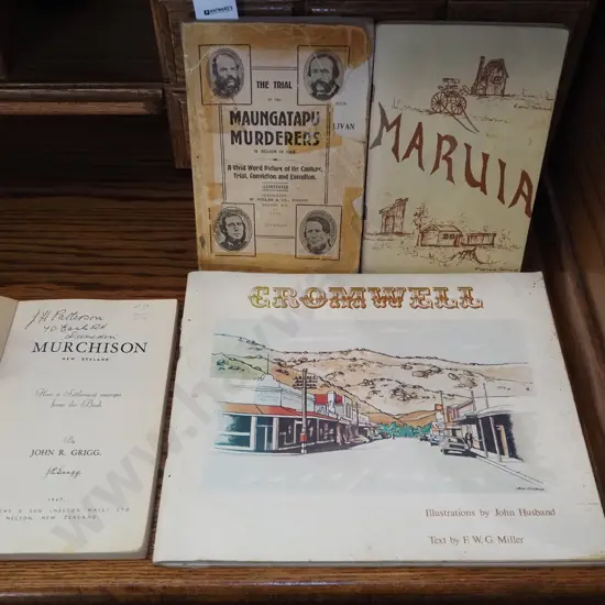 4x NZ historical books