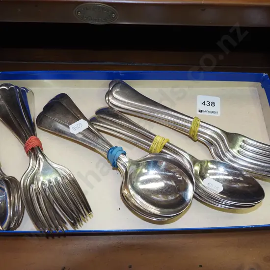 tray of cutlery