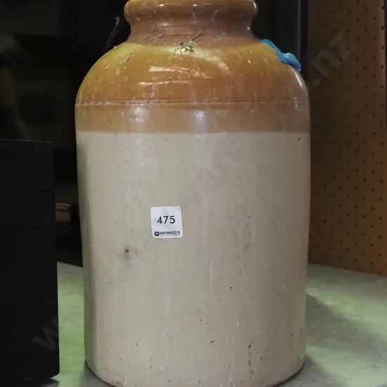 salt glazed crock H-330