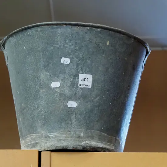 galvanised pail