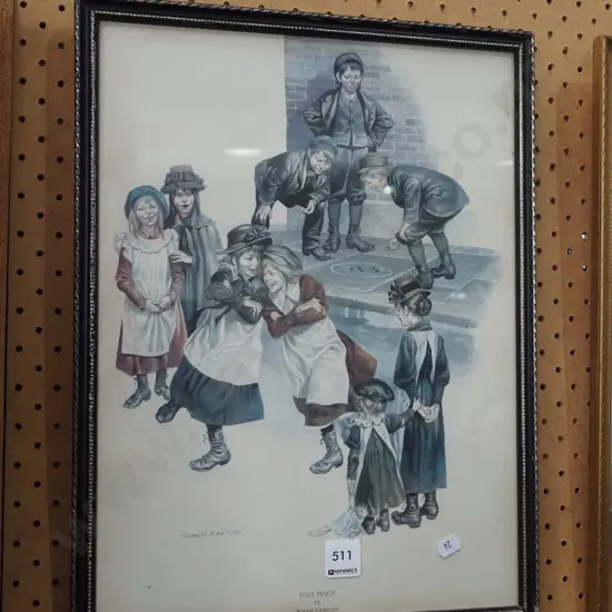 framed print - Eggy Peggy