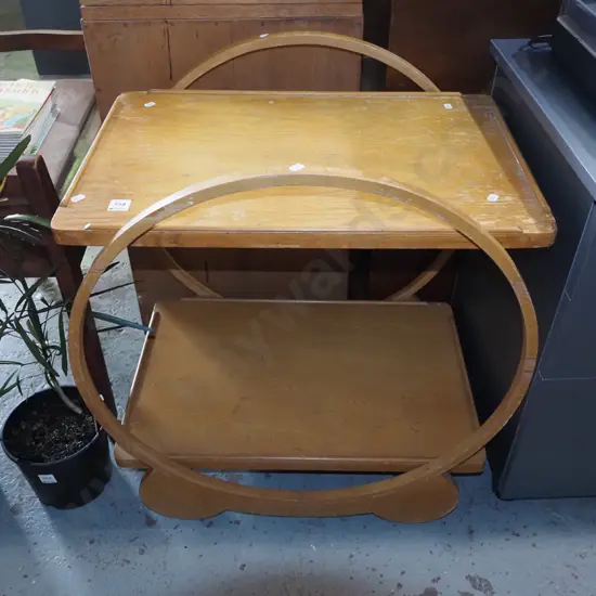 bentwood hoop deco tea trolley