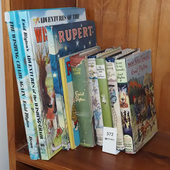 Enid Blyton and Rupert books