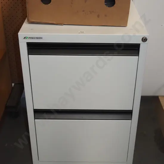 2 drawer filing cabinet - no key