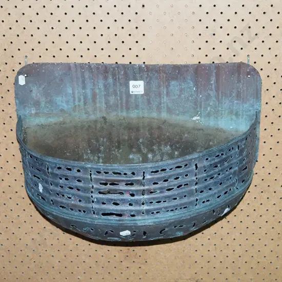 copper wall mounted garden planter H-330 W-420