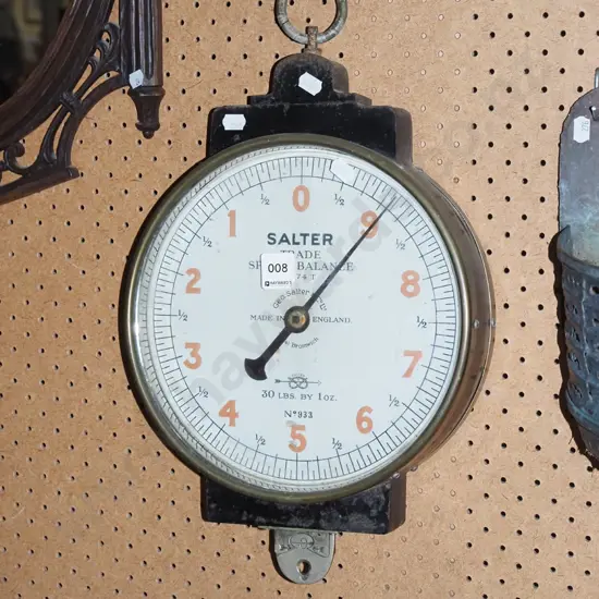 part Salter spring scales