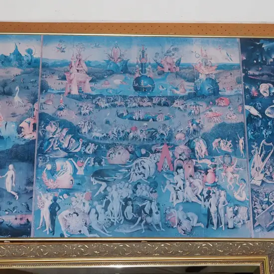 framed medieval poster print