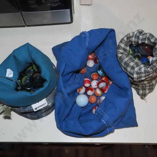 3x bags of marbles