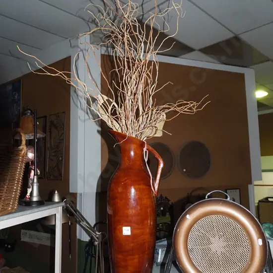 large vase, tortured willow twigs Vase H-760