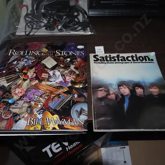 2x Rolling Stones books