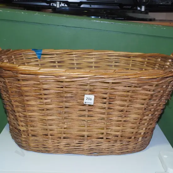 cane wood basket laundry hamper