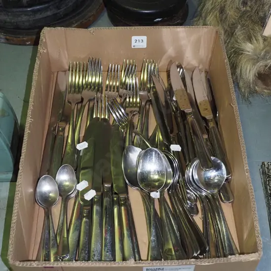 box; cutlery