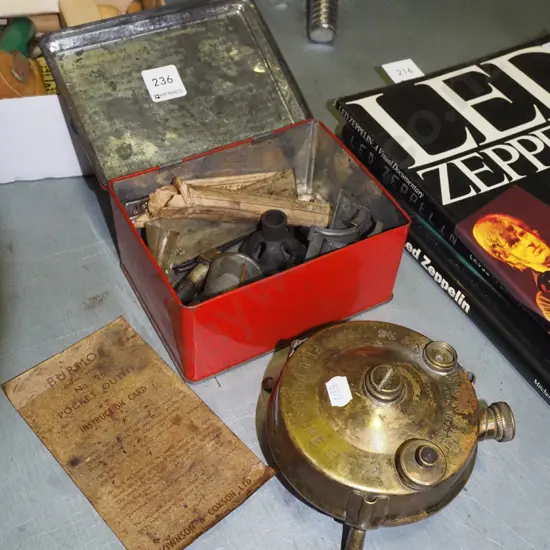 vintage Burmos camp stove