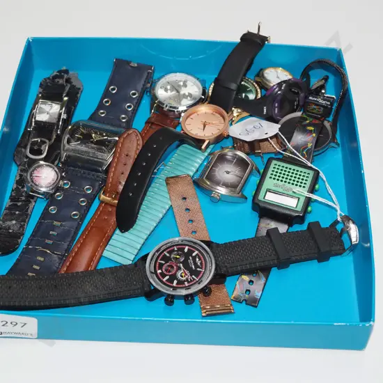 tray of various watches