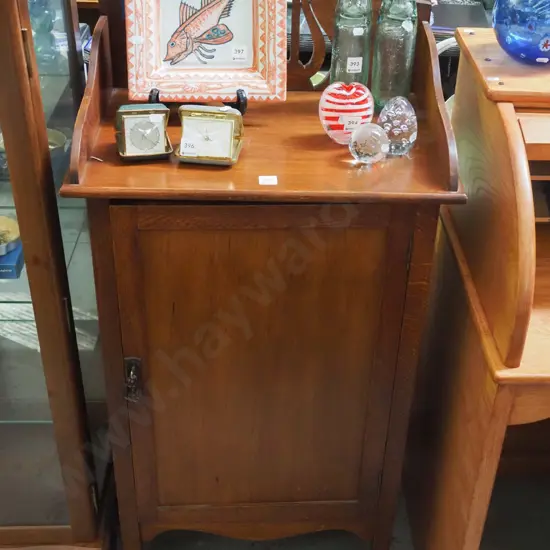 oak single dooor music canterbury H-1170 W-565 D-390