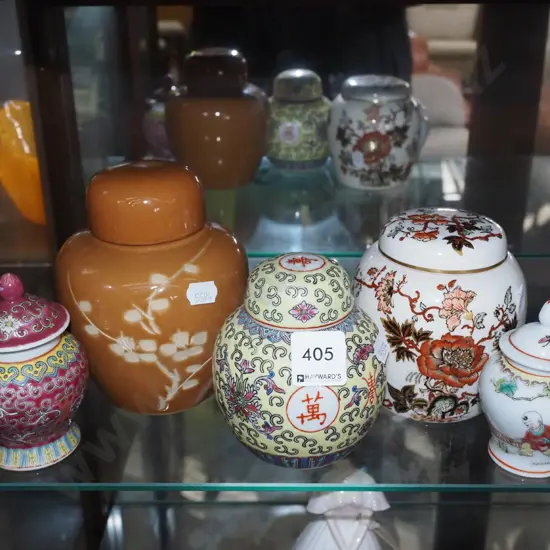 5x ginger jars