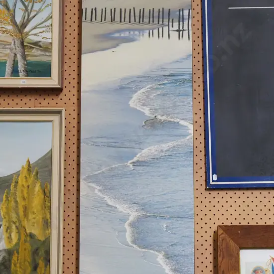 print on boxed canvas - St Clair beach