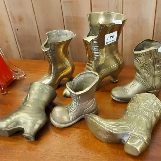 6x brass boots H-160