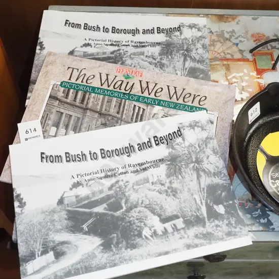 2x Ravensbourne history books, 1x Dunedin and Coastal Otago book