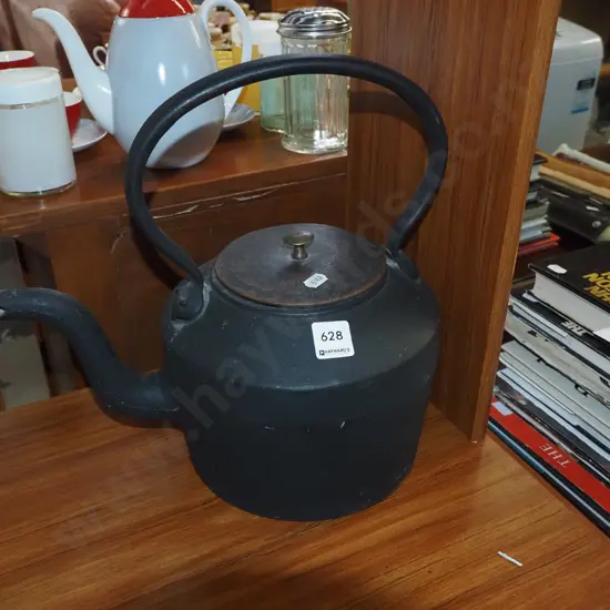 cast iron kettle - some rust inside