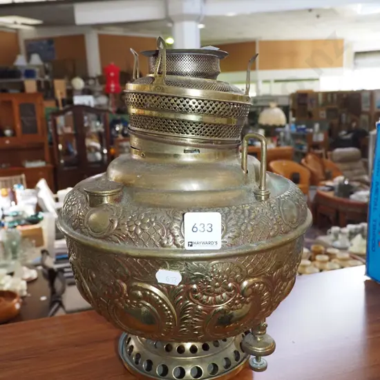 brass base for kerosene lantern