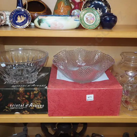 crystal bowls