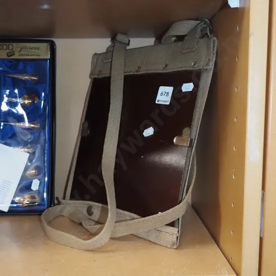 WWII military map case