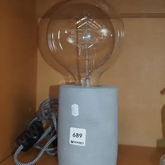 large bulb table lamp