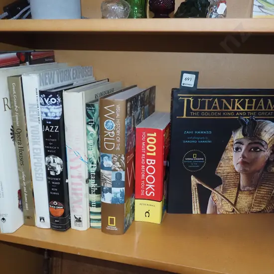 various coffee table books