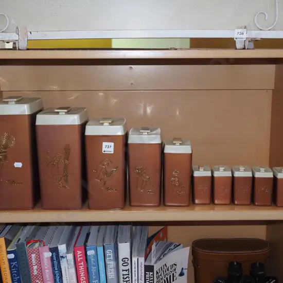 various storage tins