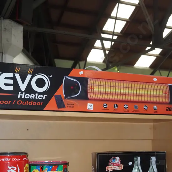 as new cased Teevo indoor/outdoor heater