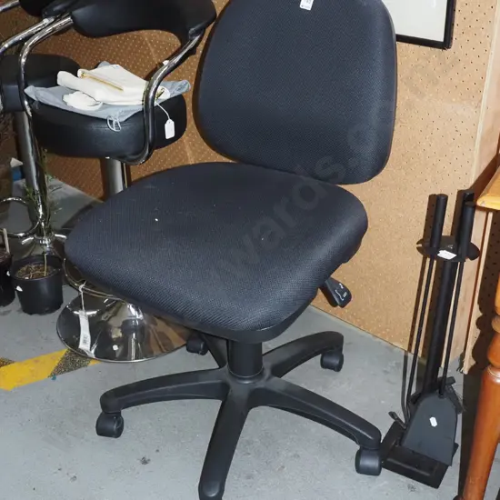 black office chair