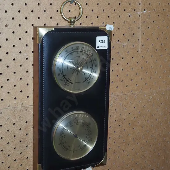 wall mounted barometer/thermometer