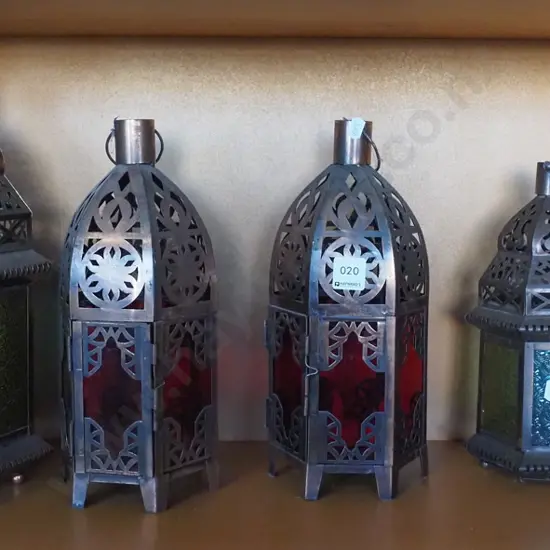 Turkish style tea candle lanterns