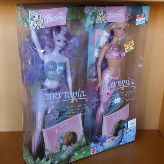 2x boxed Barbie Fairytopia dolls
