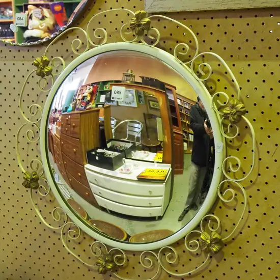 retro convex wall mirror Diam490