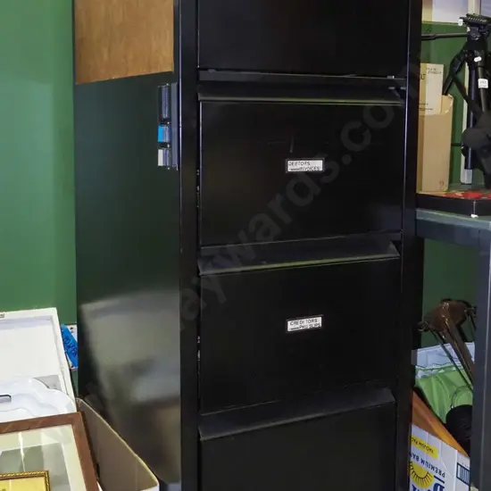 Precision 4 drawer filing cabinet - no key