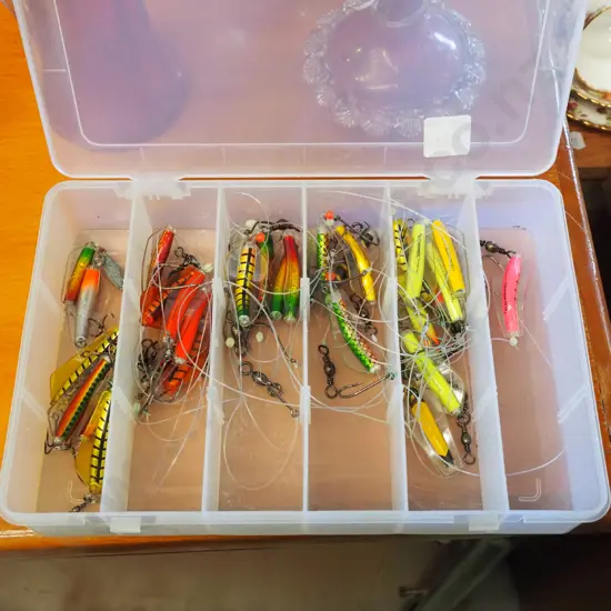 plastic organiser,fishing  lures