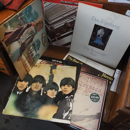 LPs; Beatles, Tania Tucker etc