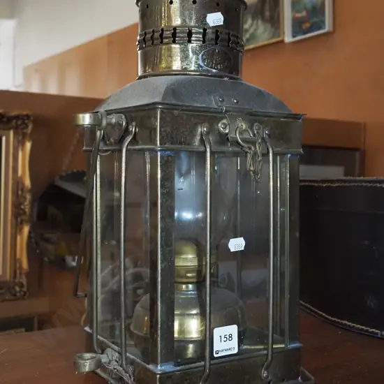 brass Viking kerosene ships lantern H350