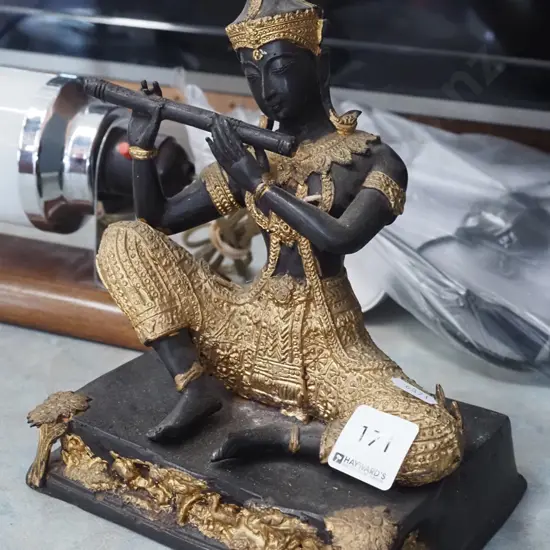 cast metal Indonesian figurine H210