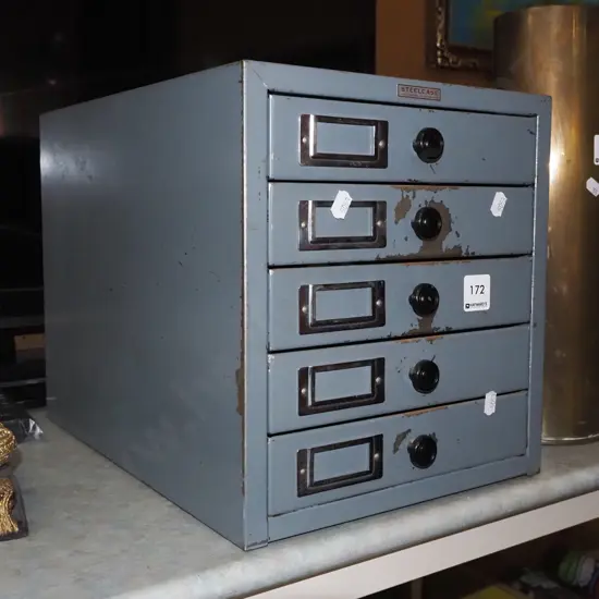 small 5 drawer filing cabinet H285