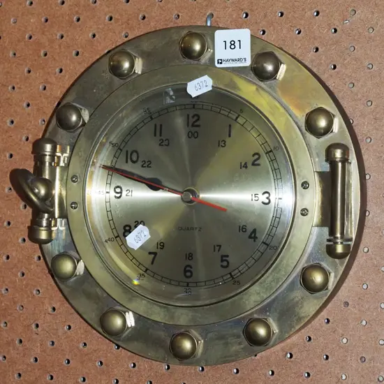 port hole  wall clock